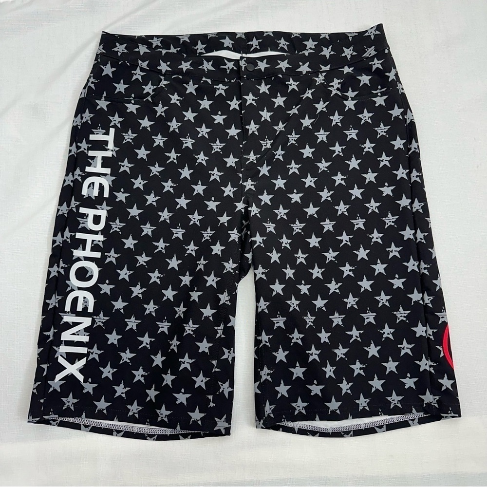 Canari Men’s Size 3X Full Custom Baggy Black Gray Star Shorts NEW